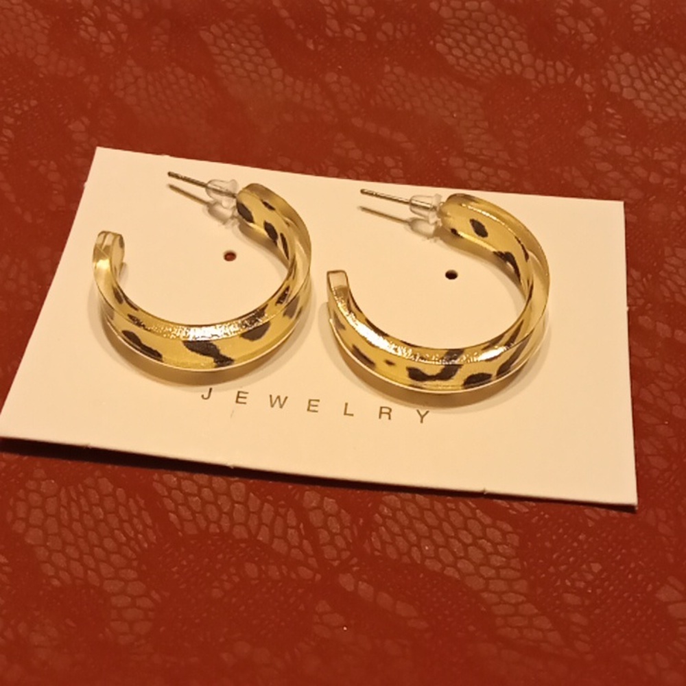 Leopard Hoops